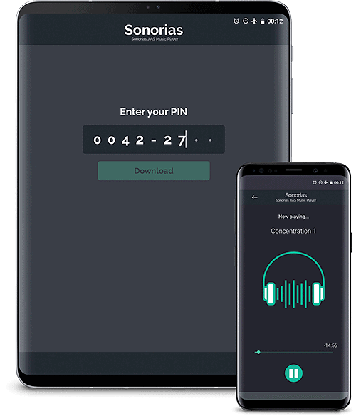 Sonorias JIAS Music Player on Android